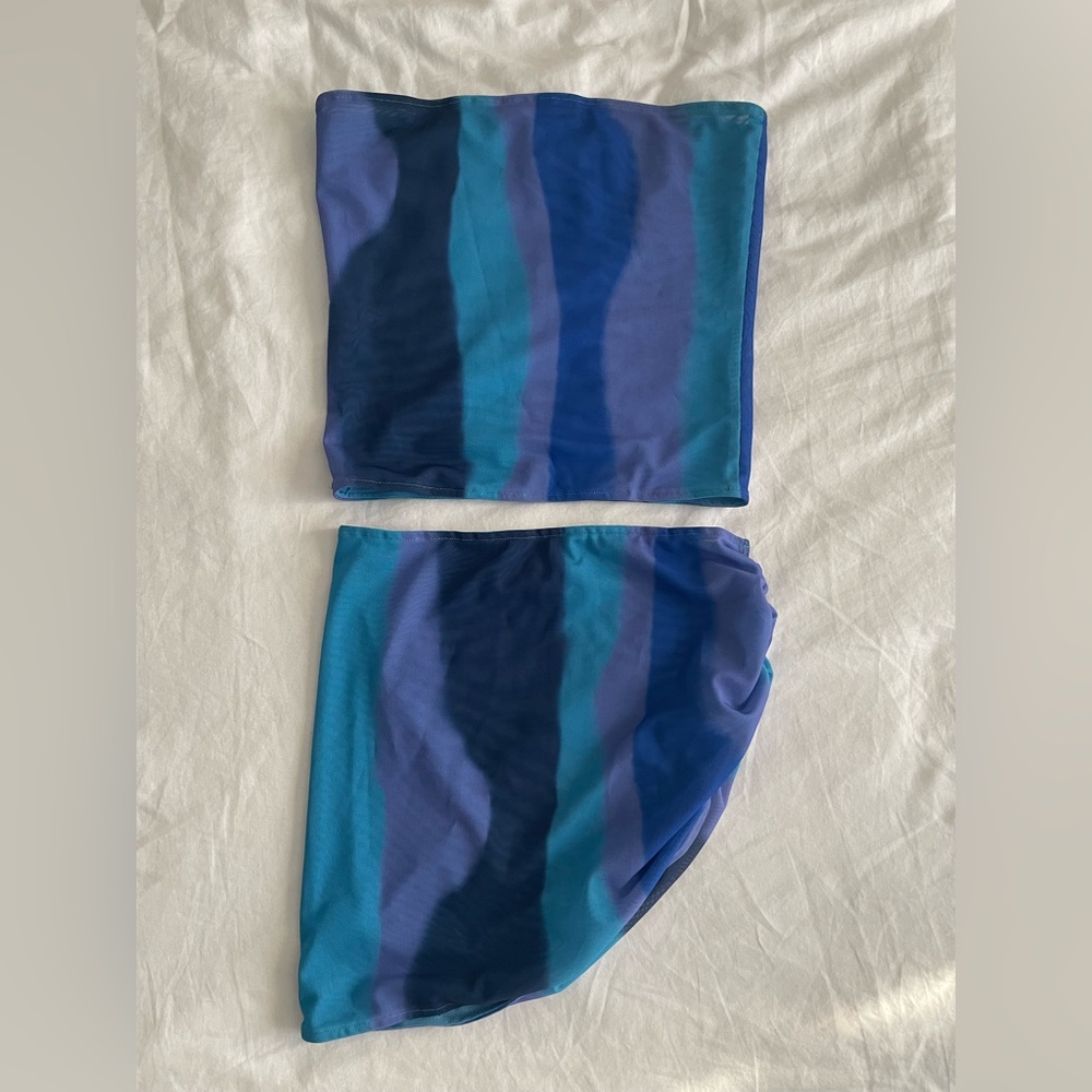 REVOLVE x SNDYS Yasmin Top & Bottom - Blue Ombre - Picture 2 of 4